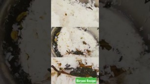 'Mutton Biryani Recipe with Kesar , Biryani Rice,yellow food Colour and Mutton #food #hungry #shorts'
