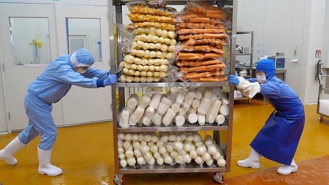 '철저한 위생과 정성! 친환경 국내산 재료의 아기이유식 대량생산 / 식품공장 - Mass production of baby food / Food factory'