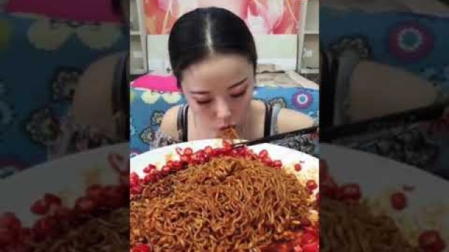 'Omg chinese girl.eating the most spicy and the most bizzare food with so ease'