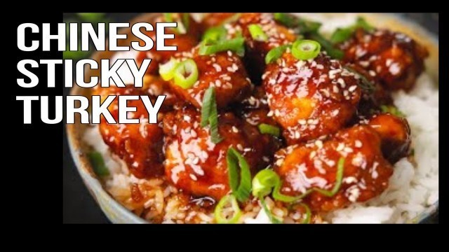 'Food for Alcoholics - Sticky Turkey with Sesame'