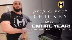 'PREP & PACK CHICKEN FOR AN ENTIRE YEAR! (one thing you\'re not doing) | Fouad Abiad'