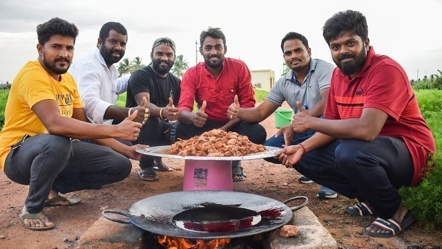 'Chicken Tawa Kabab | Nati Style | Natural Spices | Village cooking |Akshay Food Factory'