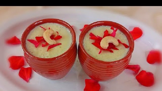 'Phirni Recipe / Vishu & Iftar Special Dessert / Rice Pudding / Kunjooz Food Factory'