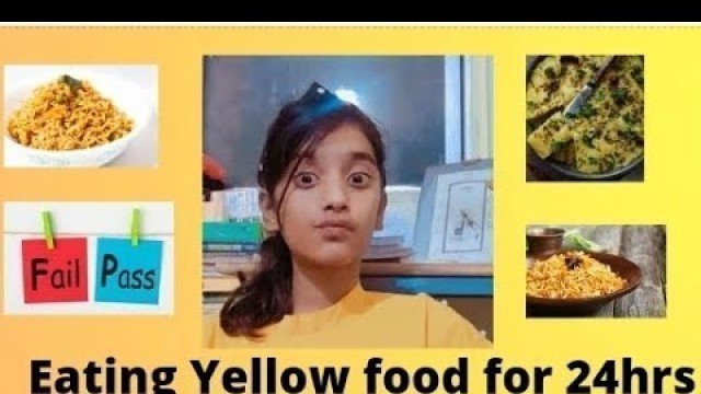 '#yellow food challenge #for 24hrs#like #subscribe #support #share❤'