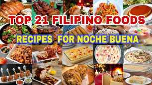 'TOP 21 POPULAR FILIPINO FOODS FOR NOCHE BUENA||JHEA’S VLOG&KITCHEN'