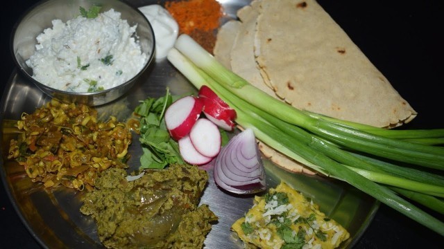 'North Karnataka Food Recipes | Uttara Karnataka Jolada Rotti Oota/Jowar Roti Thali | Sankranti Oota'