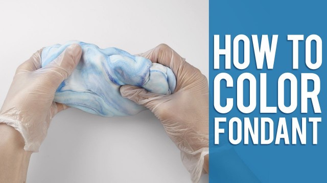'Learn How to Color Fondant - 2 Easy Ways'