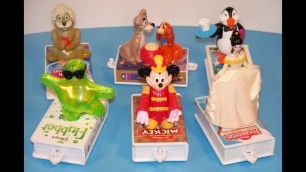 '1998 McDONALD\'S DISNEY\'S VIDEO FAVORITES SET OF 6 HAPPY MEAL TOY REVIEW'