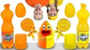 'Yellow Food VS Orange Food Challenge by HaHaHamsters'