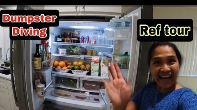 'DUMPSTER DIVING FOODS REFRIGERATOR TOUR OF INDAY RONING'