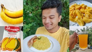 'I only ate Yellow food for 24 hours challenge! 