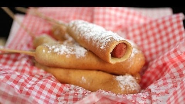 'How to Make Funnel Cake Hot Dogs | Eat the Trend'