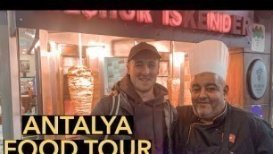 'WE TRIED TRADITIONAL TURKISH FOOD IN ANTALYA TURKEY 