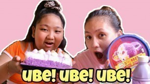 'Filipino Food Mukbang 2018 | Ube Foods | Inday Dora'