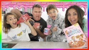 'EATING ONLY PINK FOOD FOR 24 HOURS | We Are The Davises'
