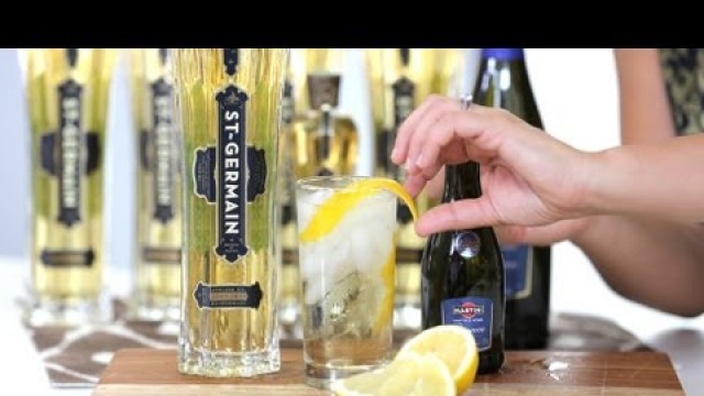 'St-Germain Elderflower Cocktail Recipe | Drink Ideas | Happiest Hour'