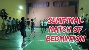 'Bedminton match COT vs Food Tech || semifinal match of bedminton svpuat modipuram meerut'