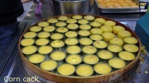 'Corn Cake China Street Food | Corn Cake Street Food | Corn Cake Without Egg'