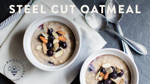 'Steel Cut Oatmeal Under 5 Minutes - Honeysuckle'