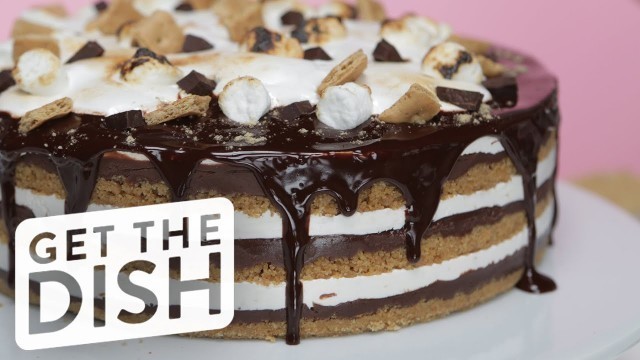 'How to Make This Easy No-Bake S\'mores Cake | Get the Dish'