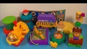 '2003 THE RUGRATS GO WILD SET OF 8 BURGER KING KID\'S MEAL MOVIE TOY\'S VIDEO REVIEW'