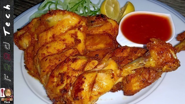 'Masala Chicken Raan Roast No Oven Chicken Leg Fried by Food Tech'