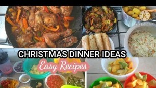 'CHRISTMAS DINNER IDEAS /QUICK CHRISTMAS RECIPES/WHATS FOR DINNER?COOK WITH ME'