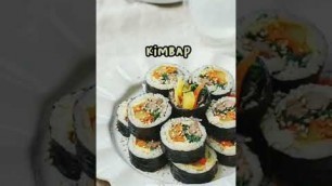 'Korean food I want to try...