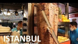 'Delicious Turkish Street Food Tour In Istanbul  | January 2022 | 4K'