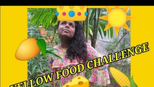 'I Ate Yellow food for 24 hours||Indian yellow food challenge||full fun