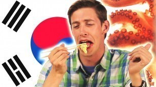 'Americans Taste Exotic Asian Food'