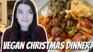 'VEGAN CHRISTMAS DINNER RECIPE // Fully Vegan Christmas Meal Ideas'