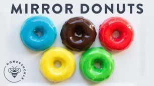 'MIRROR Glaze Olympic Donuts! | HONEYSUCKLE'