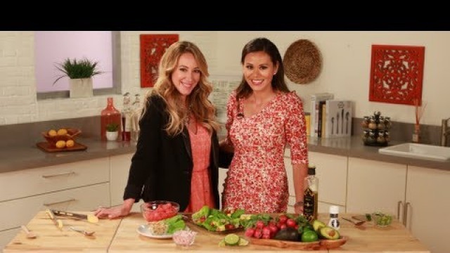 'Haylie Duff\'s Watermelon, Radish, and Avocado Tacos | Healthy Recipes | Food How To'