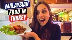 'MALAYSIAN Food in TURKEY -  TRYING MALAYSIAN Food for the FIRST TIME (in Istanbul)'