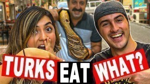 'Weird Shaped Turkish Street Food vs Mexican Girl'
