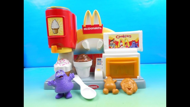 '2000 McDONALDS McSNACK CENTER ELECTRONIC PLAY SET By PLAYSKOOL VIDEO TOY REVIEW'