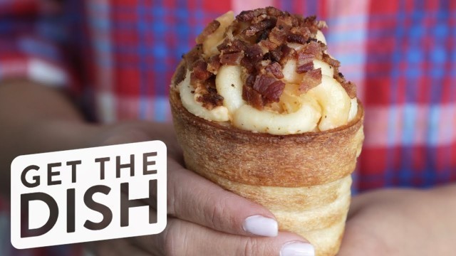 'How to Make Disneyland\'s Magical Mac and Cheese Cones | Get the Dish'