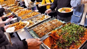 '가성비의 끝판왕 ! 하루 3시간 반 영업에 500명이 몰리는 6000원 미친뷔페 | 5 Dollars Unlimited Korean Buffet | Korean food'